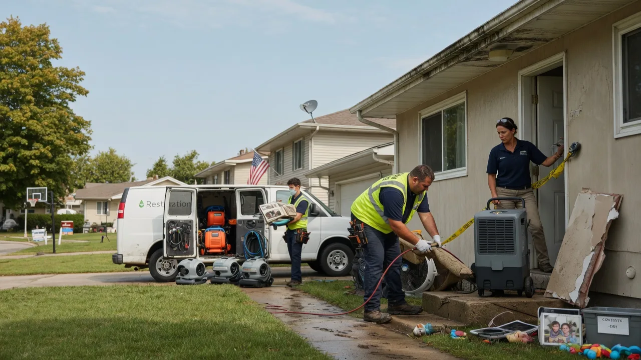 Water Damage Restoration in Benton, WI near me